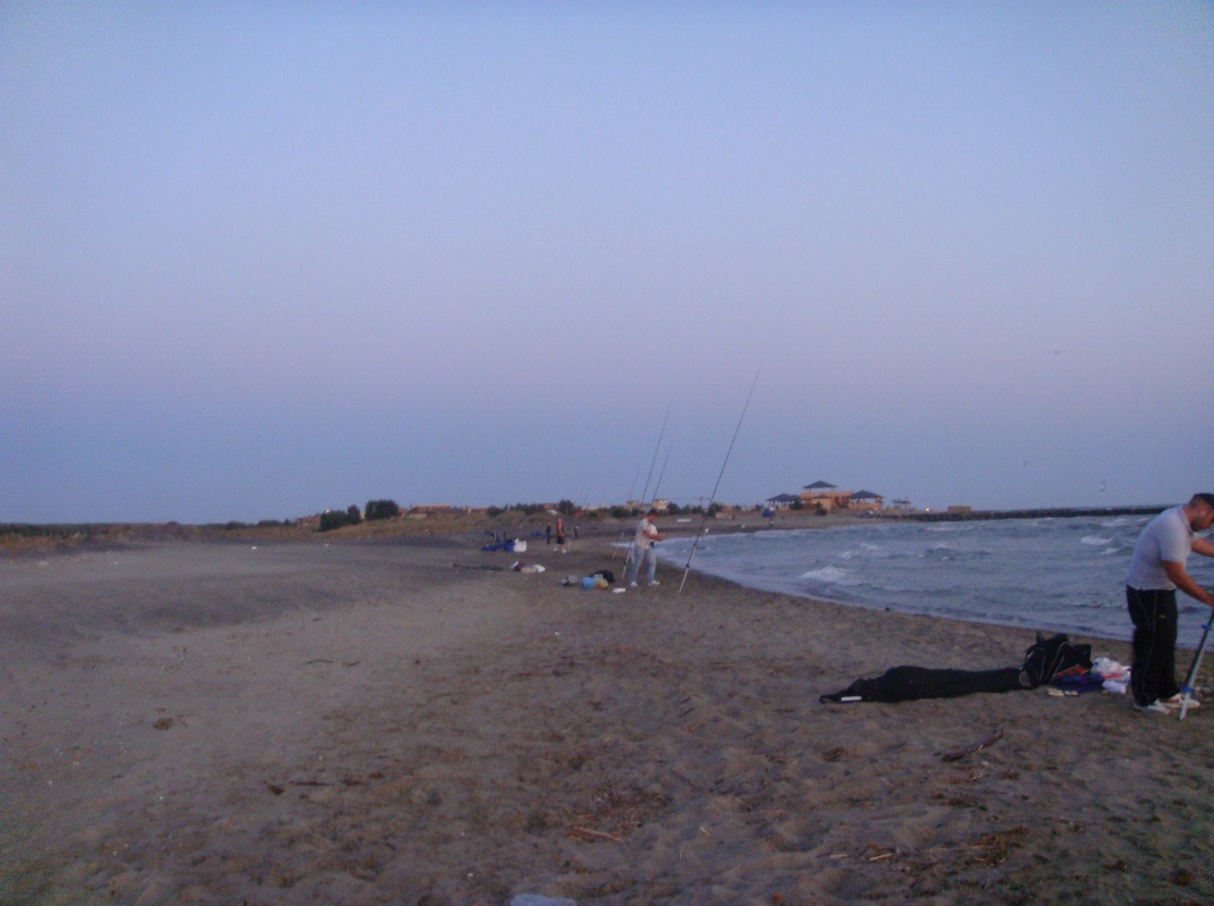 Focene è un buono spot per il surfcasting ma c'è il rischio di alghe