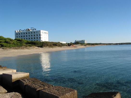 Pesca dalla riva baia verde puglia