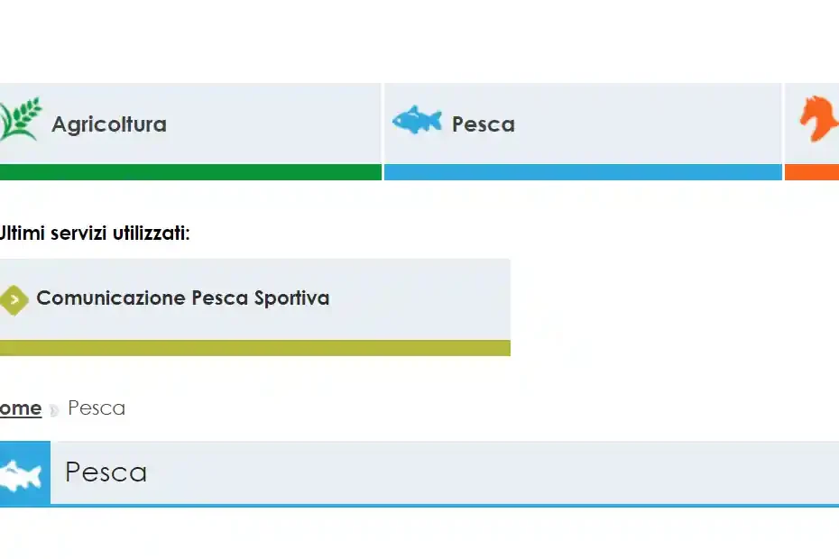 Comunicazione Pesca sportiva